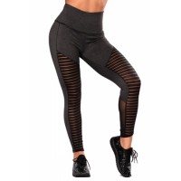 Active Shadow Insert Mesh Cut out Leggings